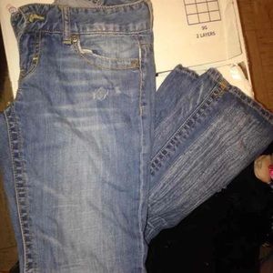 Distressed American Eagle jeans